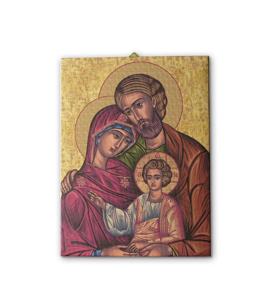 Tela pittorica intelaiata della Sacra Famiglia Tela pittorica intelaiata della Sacra Famiglia