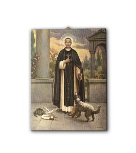 Tela pittorica intelaiata di San Martin de Porres