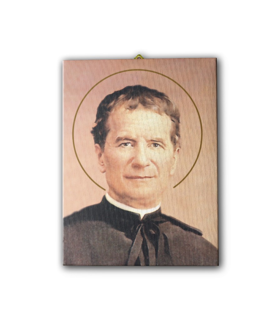 Tela pittorica intelaiata di Don Bosco Tela pittorica intelaiata di Don Bosco