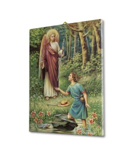 Tela pittorica intelaiata di San Raffaele