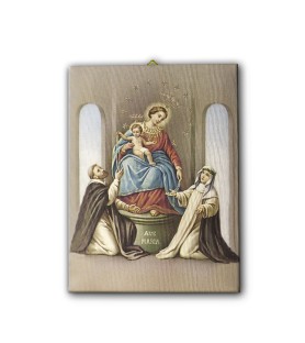 Tela pittorica intelaiata della Madonna di Pompei