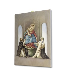 Tela pittorica intelaiata della Madonna di Pompei