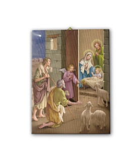 Tela pittorica intelaiata della Natività