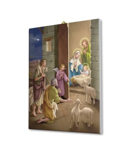 Tela pittorica intelaiata della Natività