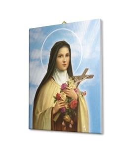 Tela pittorica intelaiata di Santa Teresa