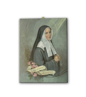 Tela pittorica intelaiata di Santa Bernadette