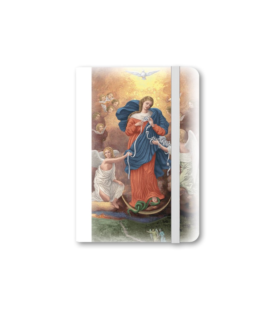 Taccuino tascabile con immagine della Madonna dei Nodi - FORMATO Cm 9 X 14