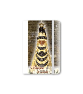 Taccuino tascabile con immagine della Madonna di Loreto - FORMATO Cm 9 X 14