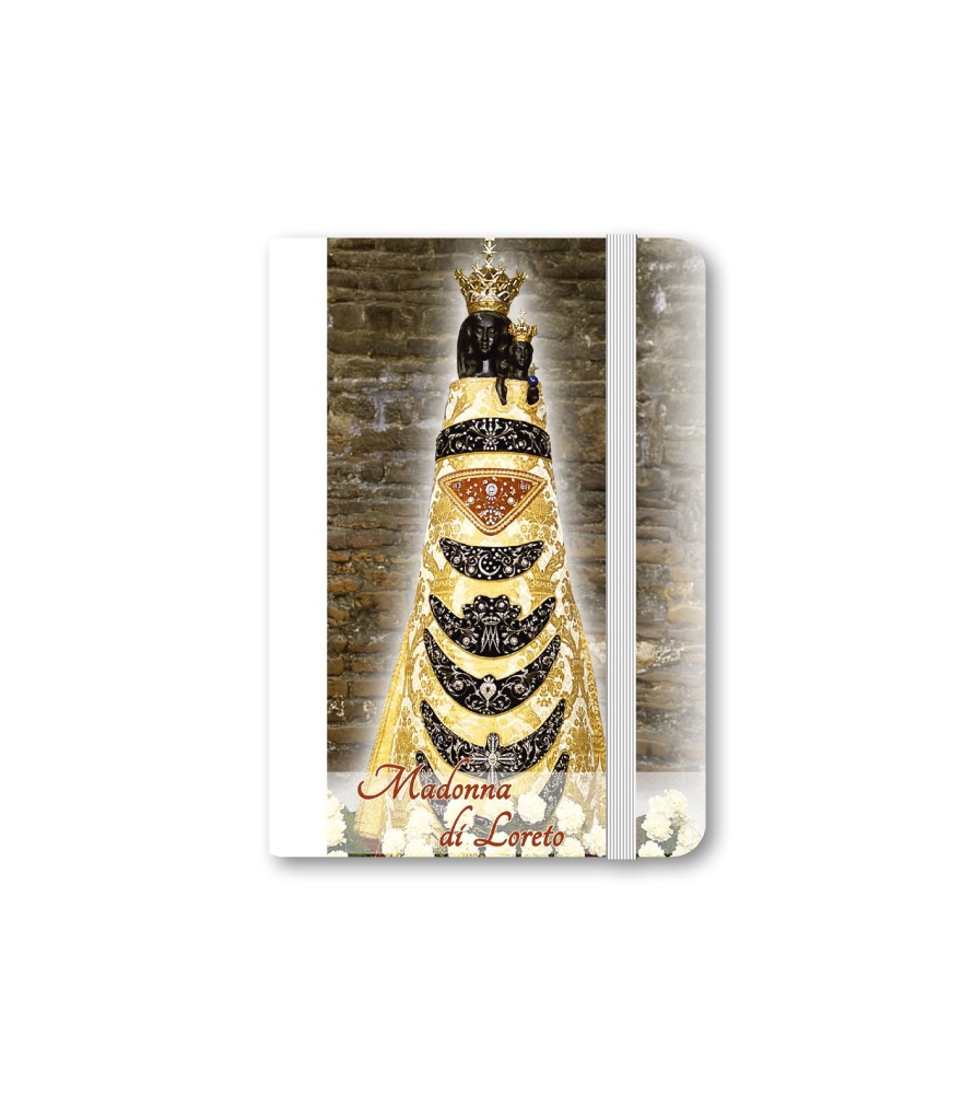 Taccuino tascabile con immagine della Madonna di Loreto - FORMATO Cm 9 X 14 Taccuino tascabile con immagine della Madonna di Loreto - FORMATO Cm 9 X 14