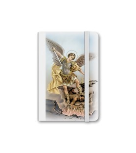 Taccuino tascabile con immagine di San Michele - FORMATO Cm 9 X 14
