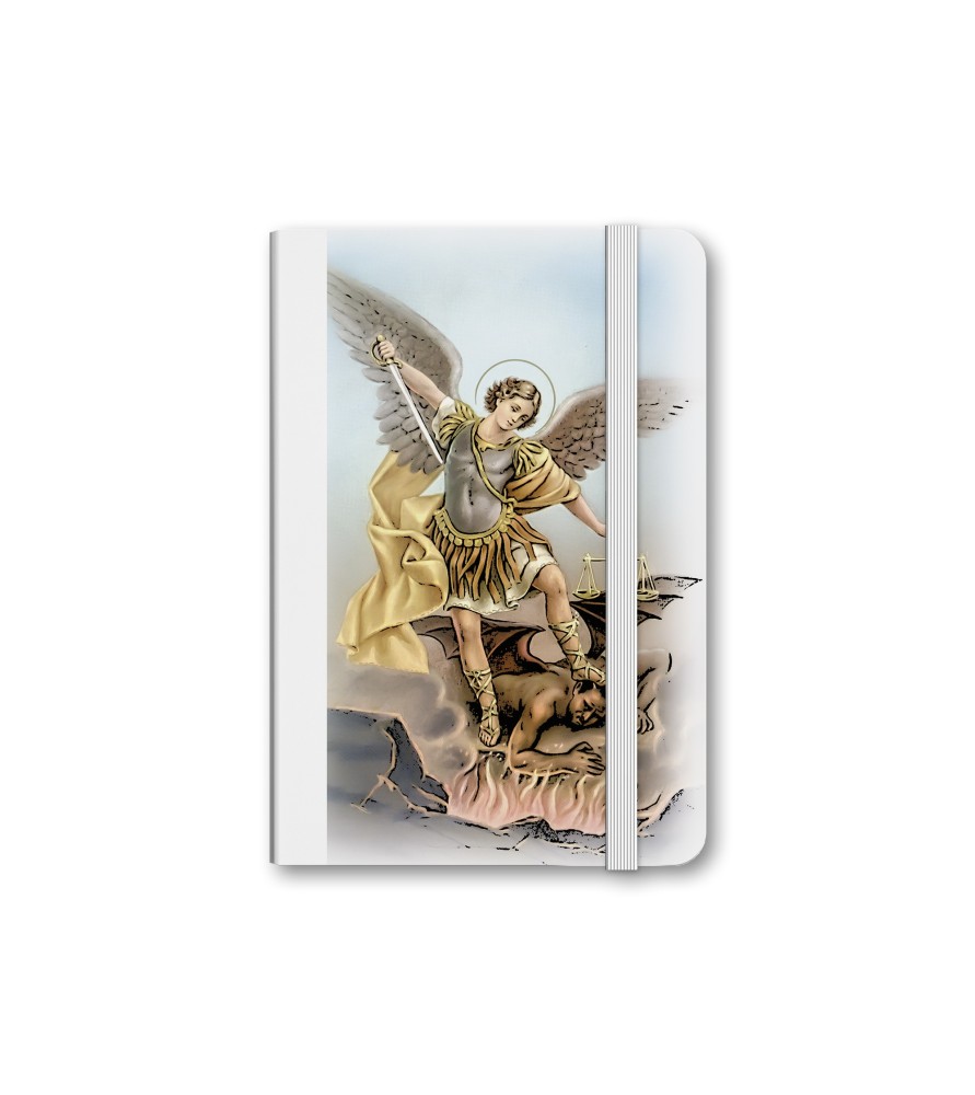 Taccuino tascabile con immagine di San Michele - FORMATO Cm 9 X 14 Taccuino tascabile con immagine di San Michele - FORMATO Cm 9 X 14