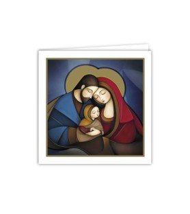 Confezione da 12Biglietti augurali assortiti in oro digitale con busta in carta riciclata kraft -Formato 15 x 15 Cm