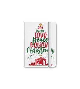 Taccuino tascabile con script grafica a forma di Albero -Formato 9 x 14 Cm
