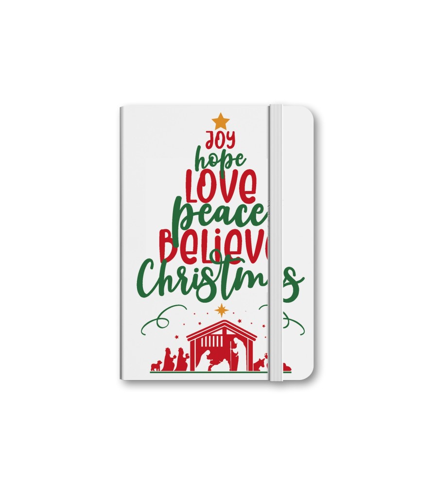 Taccuino tascabile con script grafica a forma di Albero -Formato 9 x 14 Cm