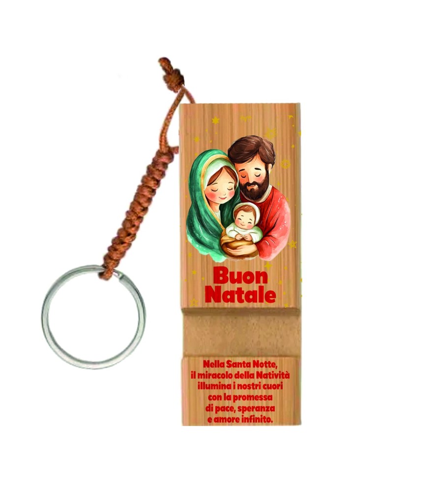 Portachiavi e stand smartphone f.to 3 x 8 cm Sacra Famiglia -Formato 17 x 8.5 x 2 Cm Portachiavi e stand smartphone f.to 3 x 8 cm Sacra Famiglia -Formato 17 x 8.5 x 2 Cm
