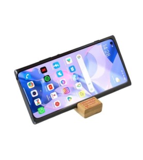 Portachiavi e stand smartphone f.to 3 x 8 cm Sacra Famiglia -Formato 17 x 8.5 x 2 Cm