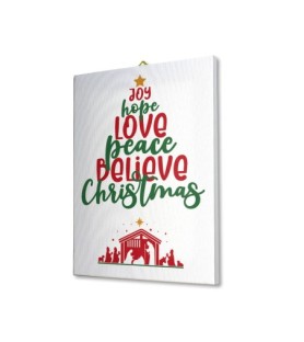 Tela pittorica intelaiata con script grafica a forma di Albero - Vari Formati