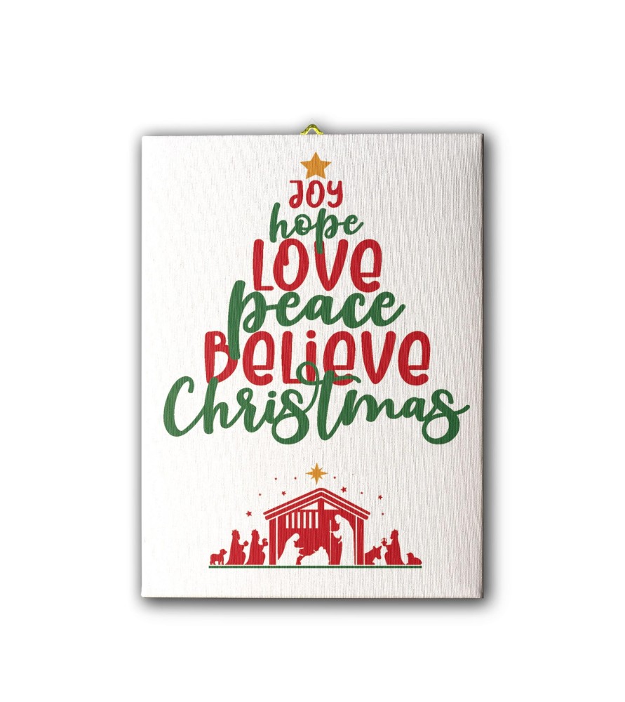 Tela pittorica intelaiata con script grafica a forma di Albero