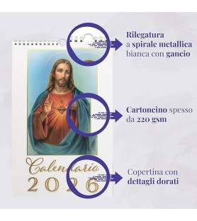 Calendario cattolico mensile 2026