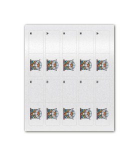 Confezione da 40 Bigliettini per bomboniera di Cresima - FORMATO CHIUSO Cm 4 x 2,5