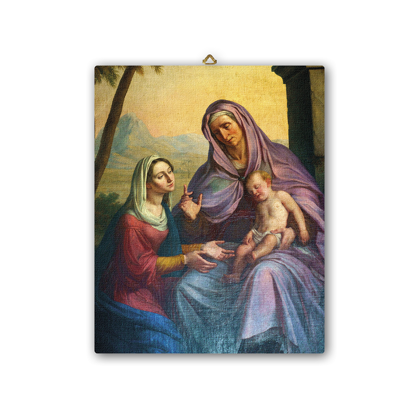 Tela decorativa con stella marina su sfondo marino